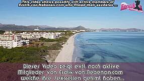 german teen picked up at mallorca beach for outdoor anal pounding