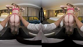 Big black cock stretches petite rory knox in vr sex fun