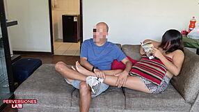 Fucked my virgin stepdaughter reading book big cock creampie deepthroat roleplay