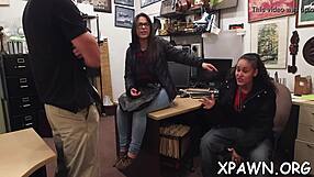 horny shop slut begs for rough cock pounding in store hardcore fuck