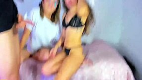 A Friend Ravages Latina Stepdaughter While Stepmom Joins In