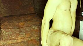 Ivory White Pounds Her Gaping Asshole with Huge Dildo