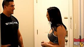 sexy feet sarah brooke footjobs trainer to hard cum