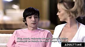 Pristine Edge MILF stays up all night taking stepson's relentless hard fucks!