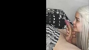 Blonde Teen Desperately Deepthroats Cock No Matter What Pt 2!