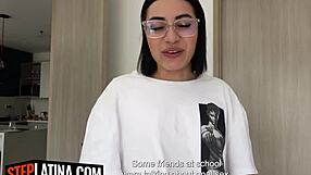 My pervy stepdad rams deep anal in my tight Latina ass POV