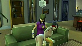 Sims Family Assfucks with Big Tits Pussy Play