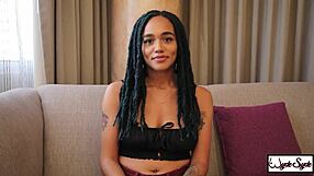 Julie kay's trimmed pussy takes bdsm dick ride