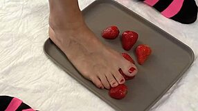 i pee on strawberries and trample with feet