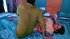 Desi couple fucks tight wet pussies doggystyle early morning rough