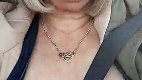 road trip flashes my bare tits to strangers