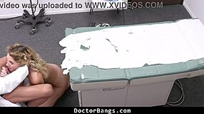 Doctor, why study my shy teen pussy so intimately?