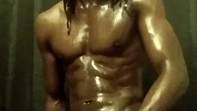 i love stroking this massive bbc with oil dripping everywhere feels so good