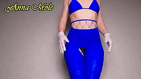 Pawg Rides Dildo in Pantyhose as Cream Drips from Pussy