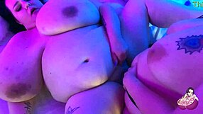 big tit lesbians lick juicy pussies and fuck hard