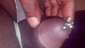 Horny Pierced Cock Throbs for Action
