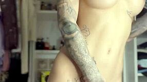 Susy Gala's Lingerie Tease Turns into Standing Pussy Masturbation Orgasm Show!