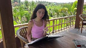 i crave waiter's hot cum drenching my face while dining in public cafe