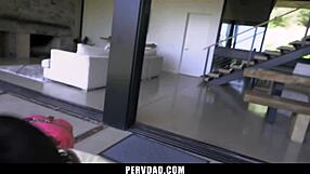 Stepdaughter's Killer Blowjob Skills Shock Pervy Stepdad in Hardcore Action