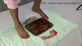 i pee on strawberries and trample with feet