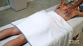 That fake masseur sneaks orgasms from tight spa milfs outdoors.