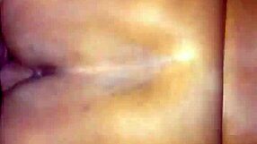 boyfriend pounds girlfriend doggystyle then nuts on fat ass