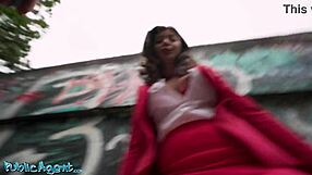 polish milf boss caught sucking big dick sloppy outdoors public pov agent