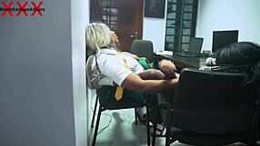 Ebony STUDENTS TEACH HEAD TEACHER BIG COCK DOUBLE VAGINAL FUCK