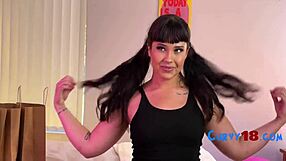 Old voyeur watches huge fat teen ass get blown and fucked