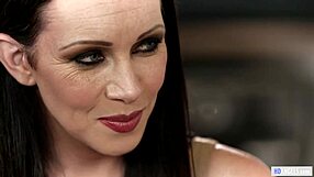 Ever wonder what busty stepmom does in her first lesbian Christmas lick?