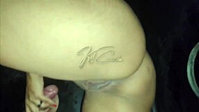 housewife sneaks gloryhole fun with two monster cocks for hubby?