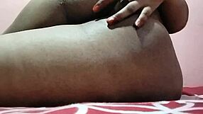 Stepson Hammers Busty Neighbor Aunty's Saggy Tits with Condom