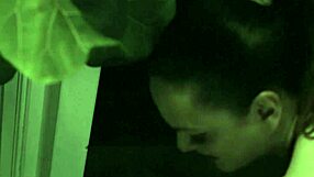 Shemale latex fetish slut strokes to explosive high definition cumshot jizz fountain