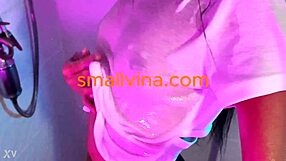 pretty asian teen slut flaunts big ass in hot lingerie