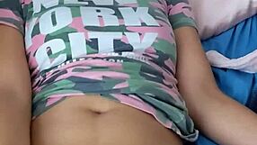 Pinay babe grinds pussy deep on her thickest dildo toy