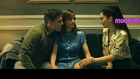 Feels so wild banging teens in this horny threesome party sex