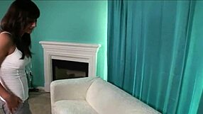 i love this cute ebony babe's interracial blowjob group sex action