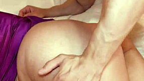 Two studs bareback pound brazilian milf's fat pussy