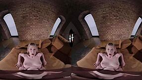 i'm blind bride in dark vr sucking shaved cock pov