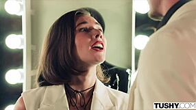 Eve Sweet Craves Huge Anal with Ass-to-Mouth and Gaping Petite Pussy