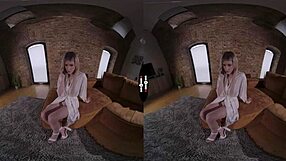 i'm blind bride in dark vr sucking shaved cock pov