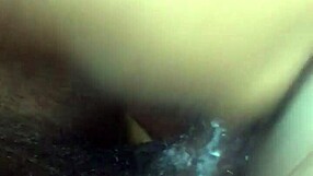 Bent over ebony homemade anal creampie in ghetto quickie pussy pounding.