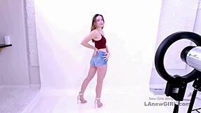 hey this brunette goddess craves daddy's cock at audition