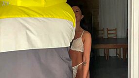 Hot Brunette Squirts Wild And Masters That Cock!