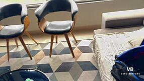 Hot latina madrastra gives steamy blowjob and pussy ride to horny hijastro