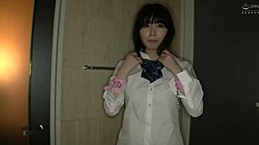 Japanese teen with big tits sucks cock obediently then vibrators make her orgasm wildly in bath doggystyle and bed cowgirl!