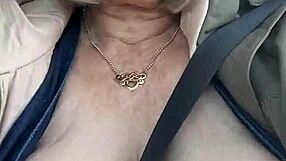 road trip flashes my bare tits to strangers