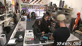 horny shop slut begs for rough cock pounding in store hardcore fuck