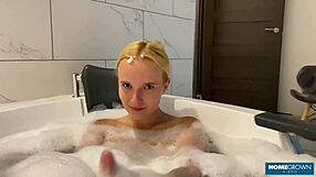 our horny night turns sultry as we fuck intimately at home babe