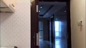 asian ladyboy strokes her cock flashing for woman